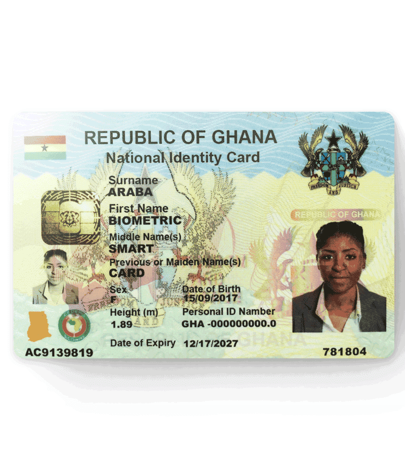 Apply For Your Ghana Card Ghana National ID Card