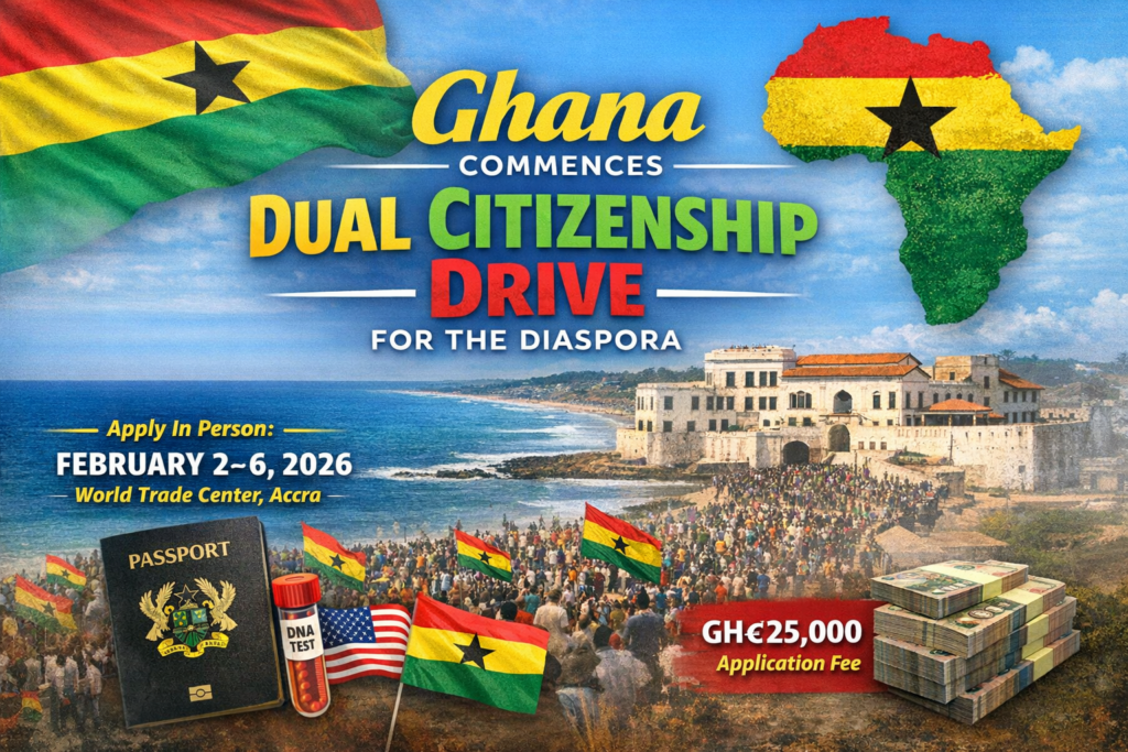 Ghana Citizenship Drive for Diaspora March 2026