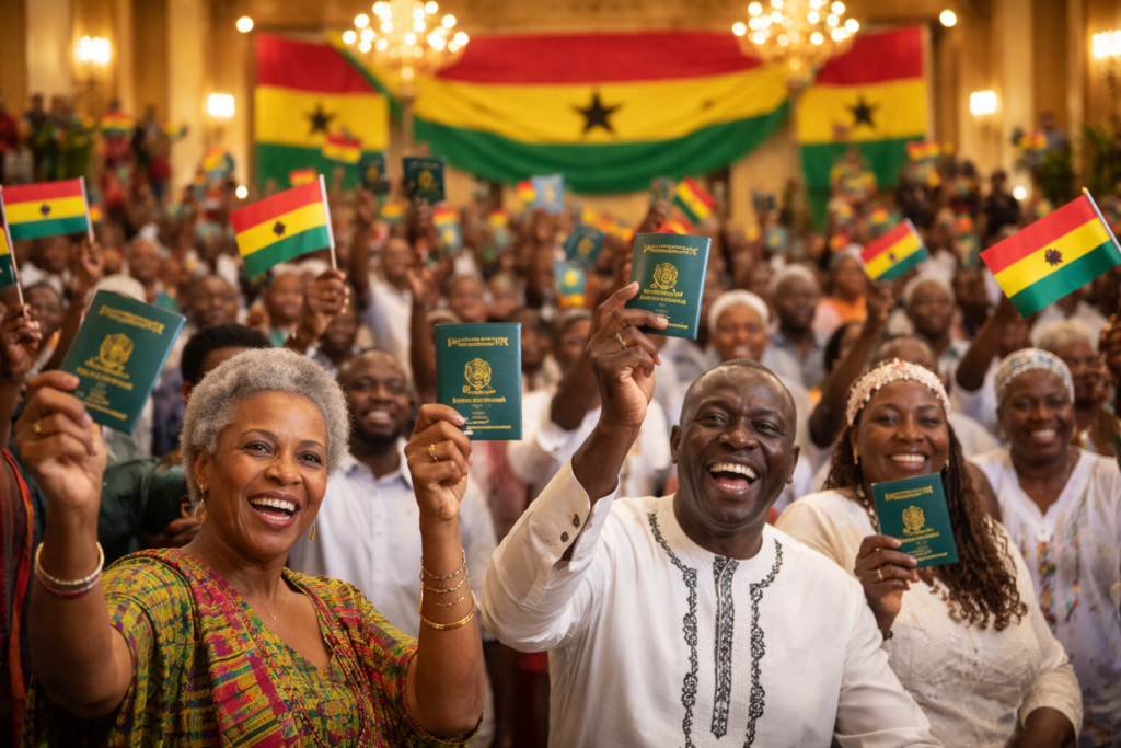 2026 Ghanaian Citizenship Ceremony for African Diaspora