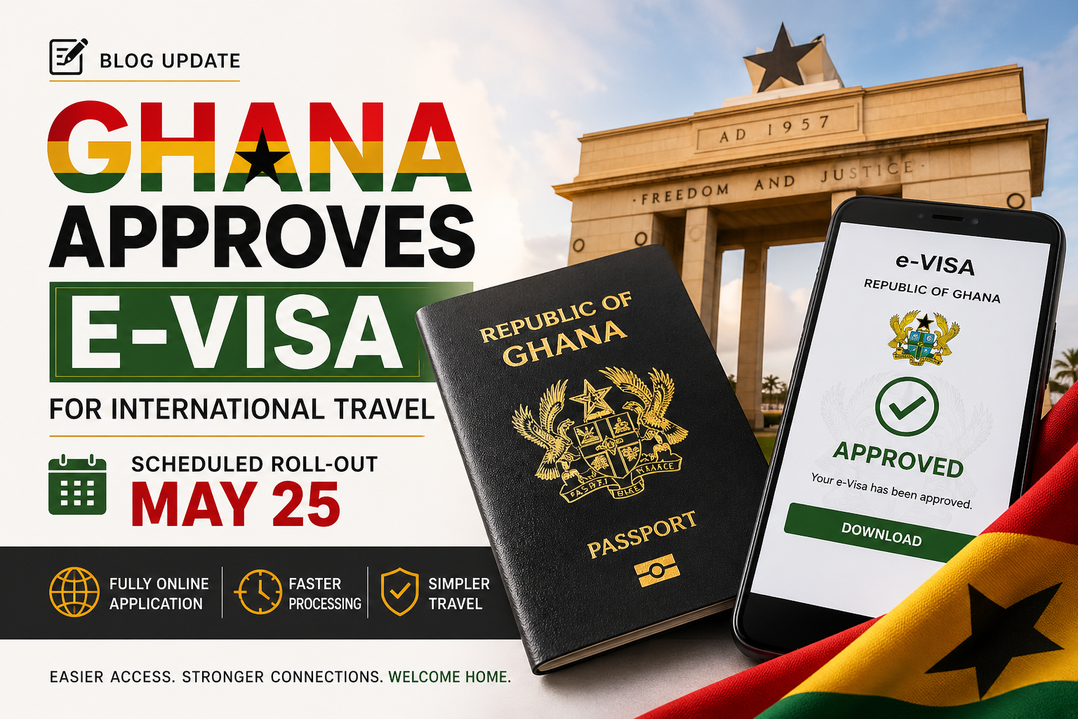 Ghana Approves E-Visa May 2026 Rollout