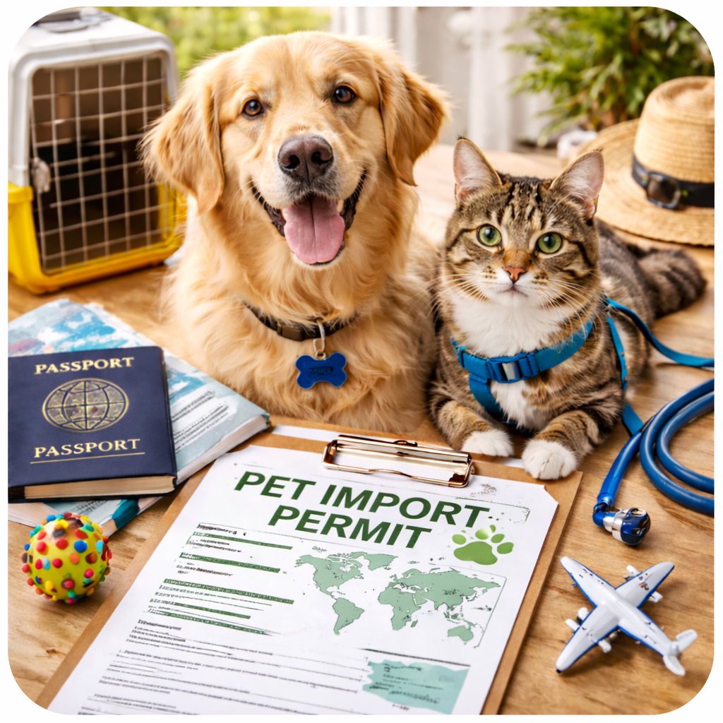 Ghana Pet Import Permit for Cats and Dogs